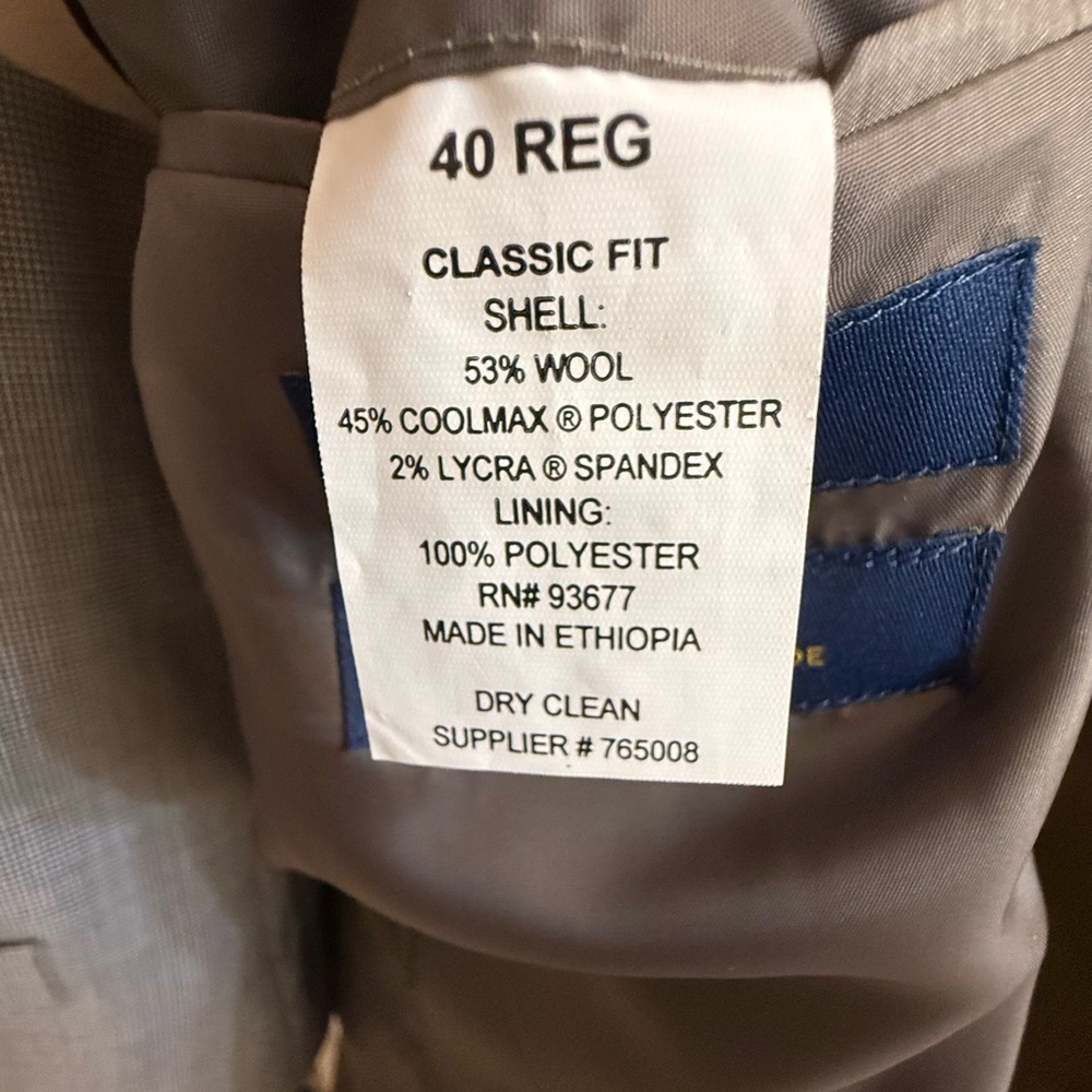 NWT Stafford Men's Brown & Tan 3-Piece Suit - Picture 13 of 13